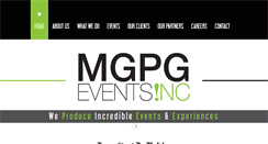 Desktop Screenshot of mgpgevents.com